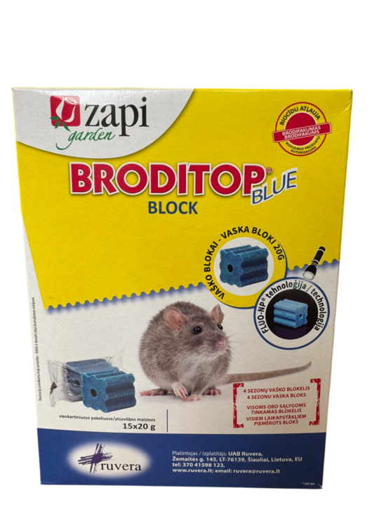 JAUNUMS! Broditop Blue Block vaska bloki